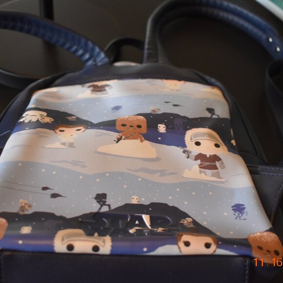 Loungefly Pop Star Wars Hoth Mini Backpack Bag - Picture 7 of 9